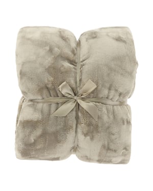 Unique Living plaid silke 150x200cm chateau grey