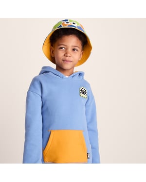 Balkhi Kids Shaun the Sheep Bucket Hat - Lime Cloud Print