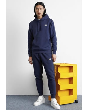 Nike Heren Sportswear Club Fleece Hooded Tracksuit in Navy