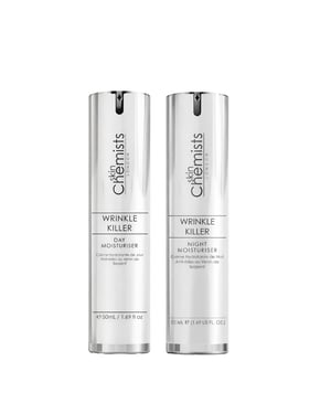 skinChemists Wrinkle Killer Anti-Ageing Day & Night Moisturiser for Loss of Firmness, Fine Lines, Wrinkles