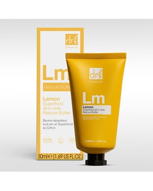Dr. Botanicals Advanced Lemon Superfood Anti-Ageing All-In-One Rescue Butter 50ml for Fine Lines, Wrinkles, Dryness