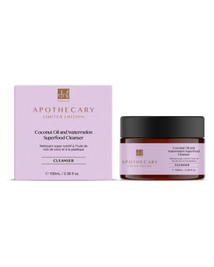 Dr. Botanicals Anti-Ageing Coconut Oil & Watermelon Superfood Cleanser 100ml for Fine Lines, Wrinkles, Brightening