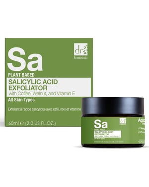 Dr Botanicals Salicylzuur Exfoliant met Koffie, Walnoot & Vitamine E 60ml