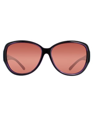 Ted Baker Oval Womens Black Purple Brown Gradient TB1394 Shay