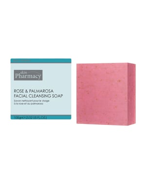 skinPharmacy Rose Anti-Ageing Facial Cleansing Soap 100g for Fine Lines, Wrinkles, Dullness