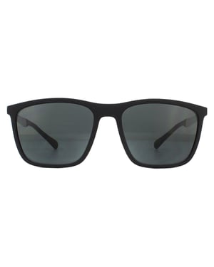 Emporio Armani Sunglasses EA4150 506387 Rubber Black Grey