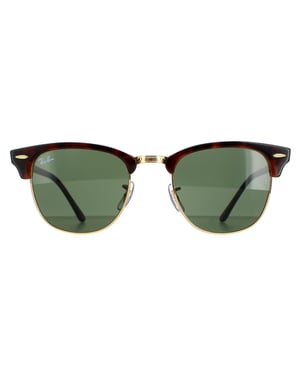 Ray-Ban Round Unisex Havana Green Sunglasses
