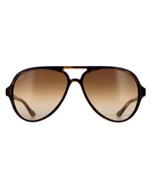 Ray-Ban Aviator unisex licht Havana bruine gradiënt zonnebril