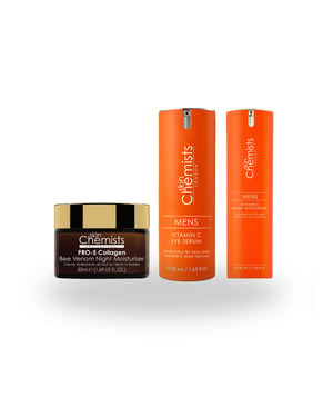 skinChemists Vakantiepakket voor mannen ter bescherming en versteviging tegen veroudering