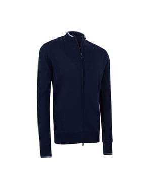 Women's Callaway Mock Neck Long Sleeve Regular Fit Sweater in Navy Blue