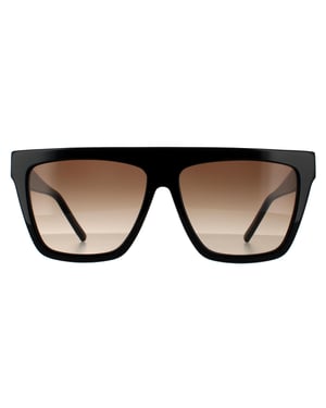 Hugo Boss Square Womens Shiny Black Brown Gradient 90041091