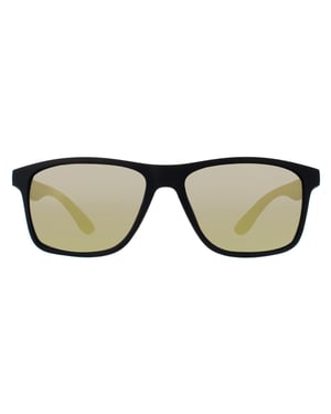 Smarty Rechthoek Unisex Mat Zwart Rubber Geel Brons Blauw Flash SA2306