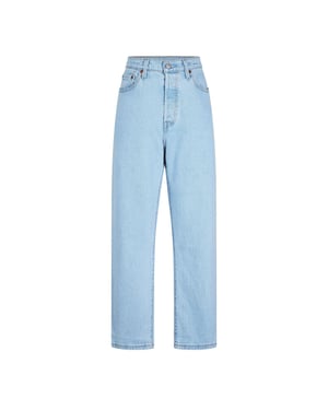 Women's Levis Cropped Jeans in Samba T3 Blues