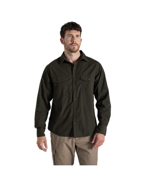 Craghoppers Mens Expert Kiwi Shirt (Dark Cedar Green)