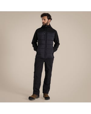 Craghoppers Mens Castleford Hybrid Jacket (Black)