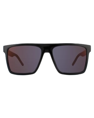 Hugo by Hugo Boss Square Mens Black Red Sunglasses
