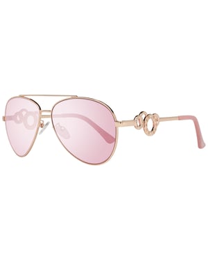 Guess Dames Roze Gouden Zonnebril