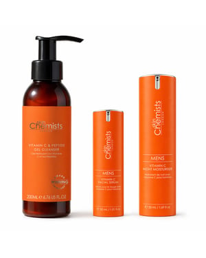 skinChemists Vitamine C-routineset voor een stralende huid, voor mannen
