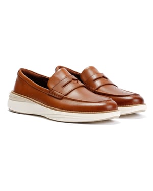 Cole Haan ØriginalGrand Horizon Leather Men's Tan Penny Loafers