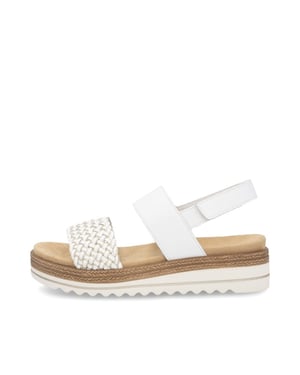 D0Q56-80 Womens Sandals White Combination