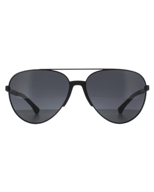 Emporio Armani Sunglasses 2059 320387 Matt Black Grey