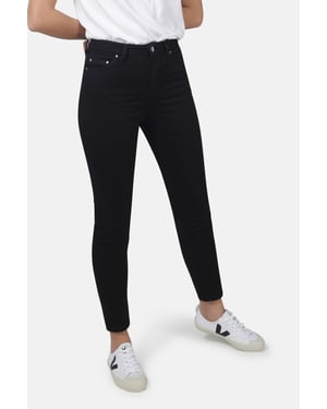 Black Organic Cotton Skinny Denim Jeans