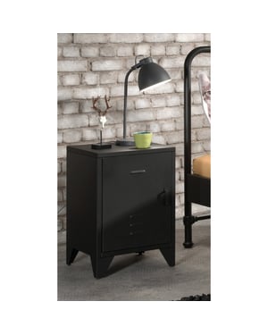 Lucevi bronxx bed 90 x 200 cm bronxx nachttafel