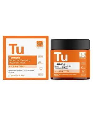 Dr. Botanicals Turmeric Superfood Anti-Ageing Restoring Treatment Mask 60ml for Fine Lines, Wrinkles, Dullness