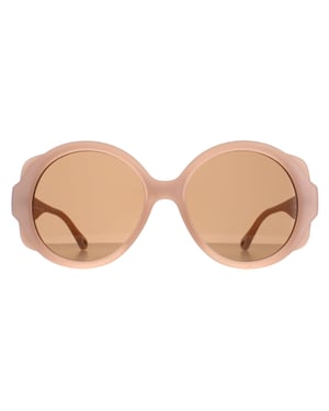 Chloe Round dames matte naakt bruin ch0120s