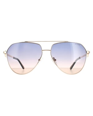 Guess Piloten Dames Gold Blau Gradient GF6140