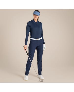Craghoppers Womens/Ladies Thornbury Nosilife Long-Sleeved Golf Polo Shirt (Blue Navy)