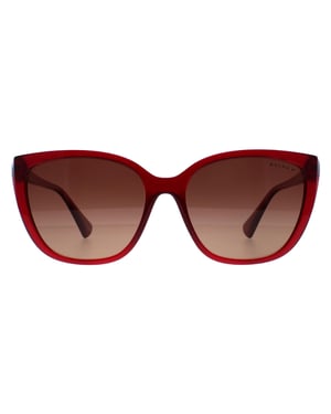 Ralph by Ralph Lauren Butterfly Womens Transparent Bordeaux Light Brown Gradient Polarized RA5274