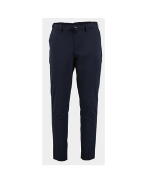 Born with Appetite Wollen pantalon das drawstring trouser 24104da32/290 navy