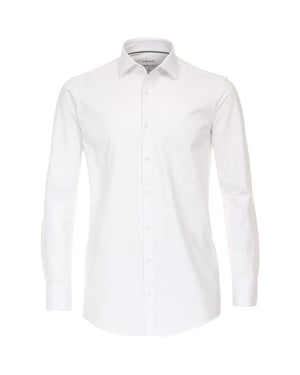 Venti Heren jersey overhemd 1263800 000 white