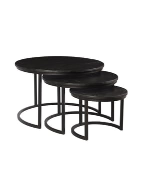 Livingfurn salontafel jerrel kala 74x74x42 mangohout