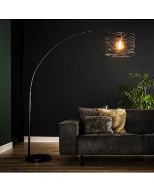 Hoyz Hoyz booglamp industrieel Ø45 spiraal boogvorm