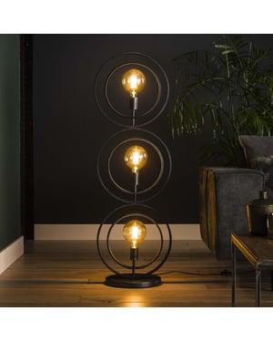 Hoyz Hoyz industrieel vloerlamp 3 lampen turn around -