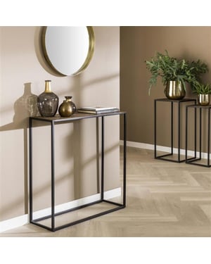 Hoyz Hoyz haltafel iron metallic brons antiek