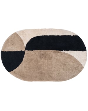Veer Carpets Badmat bowie ovaal 50 x 80 cm