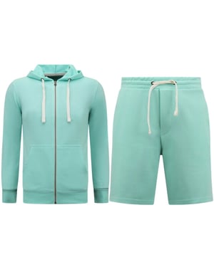 Enos Hoodie met rits joggingshort