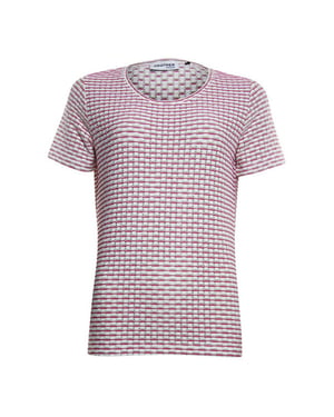 Anotherwoman Top 312115-pink offwhite