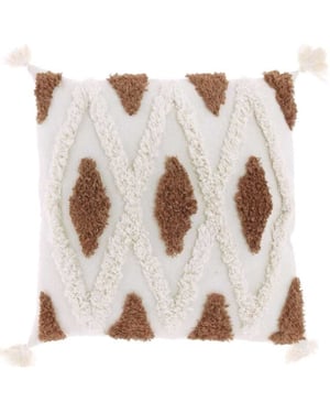 Unique Living alys kussen 45x45cm kokosnoot
