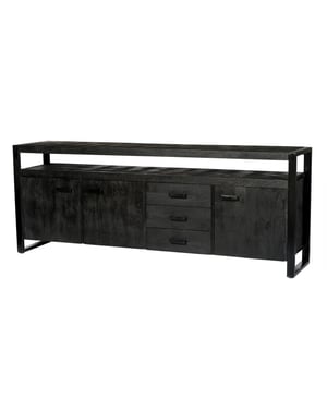 Livingfurn dressoir norris 210x80x45 cm mangohout
