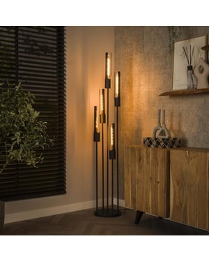 Hoyz vloerlamp 5l getrapt tube artic
