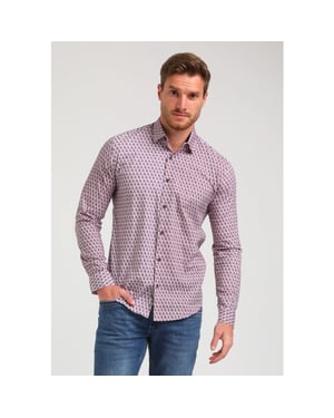 Gabbiano Heren overhemd 334751 704 mauve