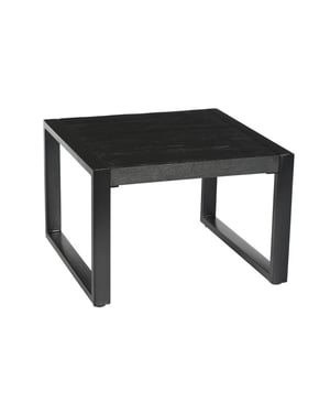 Livingfurn salontafel norris 60 cm mangohout / gecoat staal