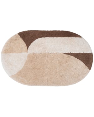 Veer Carpets Badmat bowie ovaal 60 x 100 cm