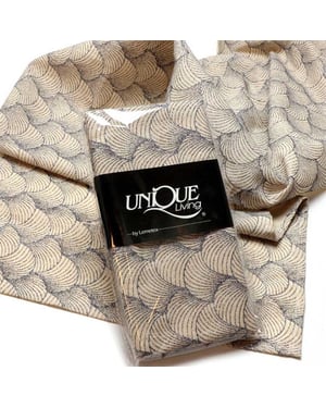 Unique Living | tafelloper linna 45x150cm dark grey