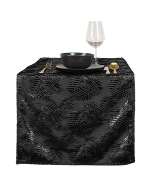 Unique Living | tafelloper sid 45x150cm black