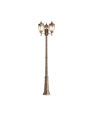 Maytoni Outdoor landschapsverlichting fleur met goud Ø52,5